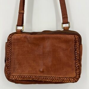 Elegant Brown Leather Women's Bag